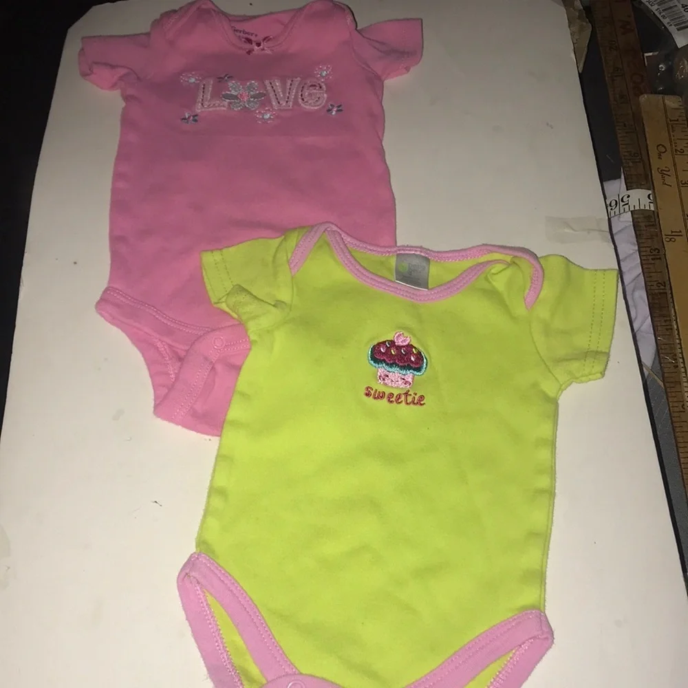Girl’s Set/2 Spring Onesies